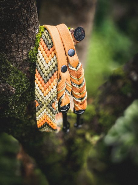 Halsband und Leinenset.